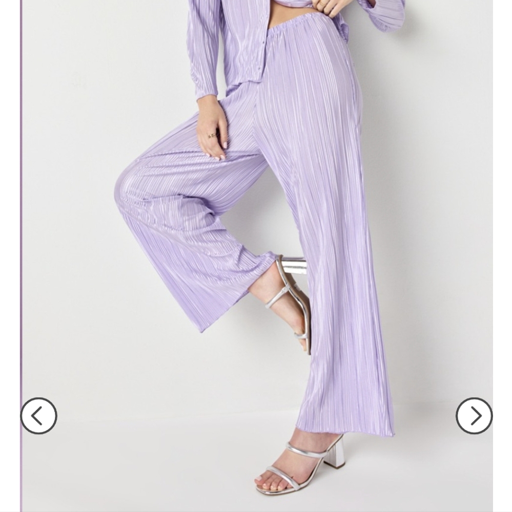Francesca's NWOT Sz L Lavender/Purple Womens Pants